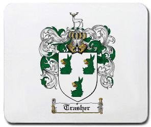 Trasher coat of arms mouse pad