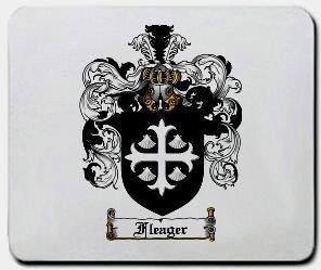 Fleager coat of arms mouse pad