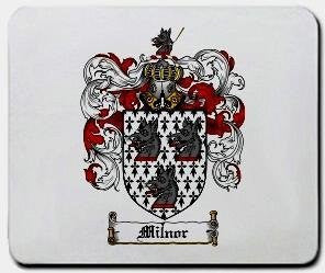 Milnor coat of arms mouse pad