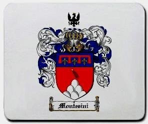 Montesini coat of arms mouse pad