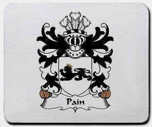 Pain coat of arms mouse pad