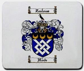 Hode coat of arms mouse pad