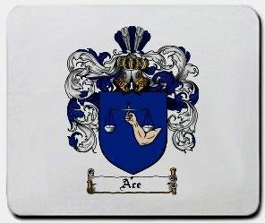 Ace coat of arms mouse pad