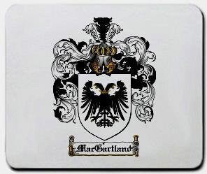 Macgartland coat of arms mouse pad