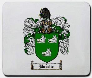 Burrlie coat of arms mouse pad