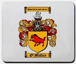 O'malley coat of arms mouse pad