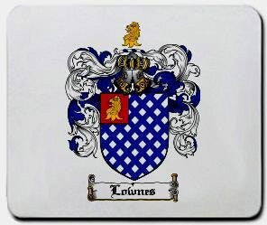 Lownes coat of arms mouse pad
