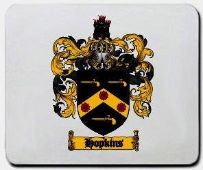 Hopkins coat of arms mouse pad