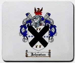 Johnstun coat of arms mouse pad