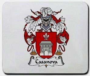 Casanova coat of arms mouse pad