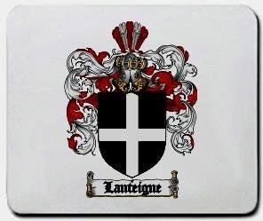 Lanteigne coat of arms mouse pad