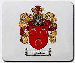 Eglinton coat of arms mouse pad