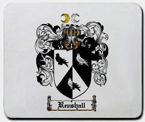 Renshall coat of arms mouse pad