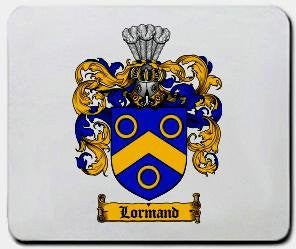 Lormand coat of arms mouse pad