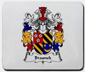 Braunek coat of arms mouse pad