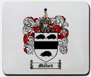 Mitford coat of arms mouse pad