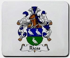 Riess coat of arms mouse pad