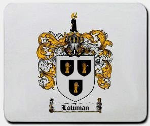 Lowman coat of arms mouse pad