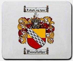 Pennefather coat of arms mouse pad