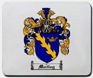 Merling coat of arms mouse pad