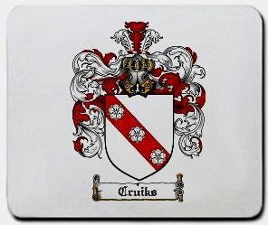 Cruiks coat of arms mouse pad