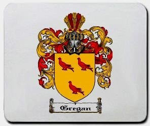 Gregan coat of arms mouse pad