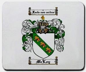 Mcloy coat of arms mouse pad