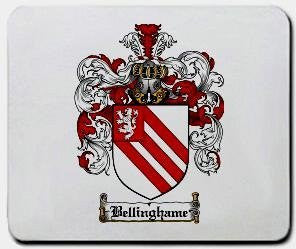 Bellinghame coat of arms mouse pad