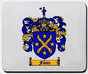 Fausz coat of arms mouse pad