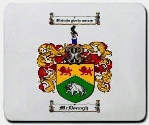 Mcdonogh coat of arms mouse pad