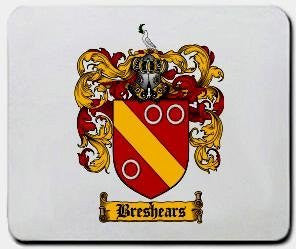 Breshears coat of arms mouse pad