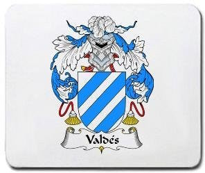 Valdes coat of arms mouse pad