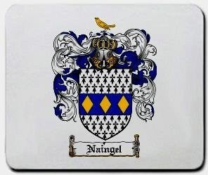 Naingel coat of arms mouse pad