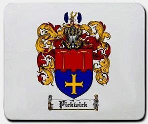Pickwick coat of arms mouse pad