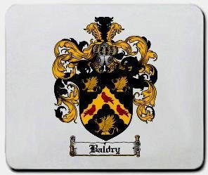 Baldry coat of arms mouse pad