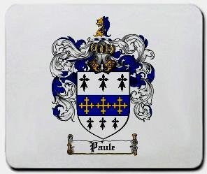 Paule coat of arms mouse pad
