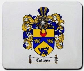Catlyne coat of arms mouse pad