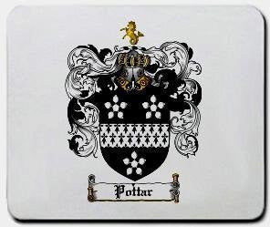 Pottar coat of arms mouse pad