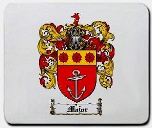 Major coat of arms mouse pad