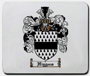 Higgens coat of arms mouse pad