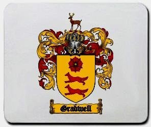 Gradwell coat of arms mouse pad
