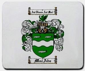 Macabe coat of arms mouse pad