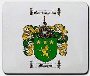 Mooers coat of arms mouse pad