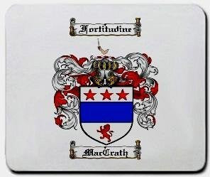 Maccrath coat of arms mouse pad
