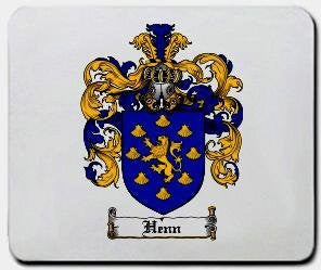 Henn coat of arms mouse pad
