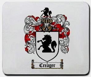Creager coat of arms mouse pad