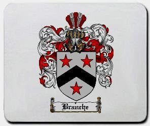 Branche coat of arms mouse pad