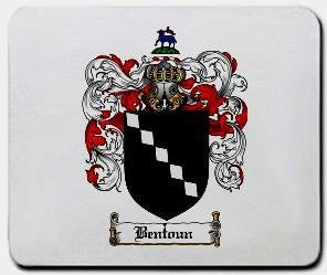 Bentoun coat of arms mouse pad