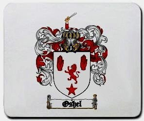 Oshel coat of arms mouse pad