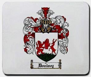 Donlevy coat of arms mouse pad